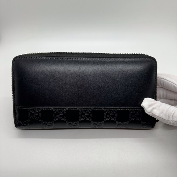 Gucci Handbags - Gucci Guccissima Zip around Wallet